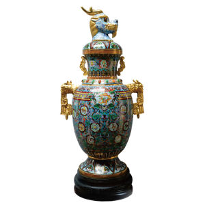 張同祿景泰藍十二生肖尊-辰龍