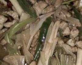 蔥白炒肉絲 蔥白炒肉絲