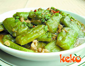 煎燜苦瓜