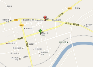 遼寧省西豐縣中醫院地理位置