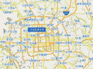 中央民族大學位置