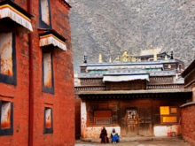 拉卜楞寺內的僧人