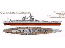 黎塞留號戰列艦線圖