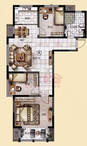 金象泰·溫馨家園9號樓A戶型圖