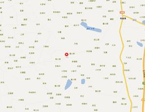 幼稚園位置圖（圖中紅色部分）