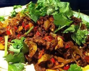 野山椒炒牛肉 野山椒炒牛肉