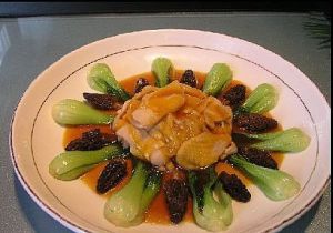 雞皮燒羊肚菌 雞皮燒羊肚菌