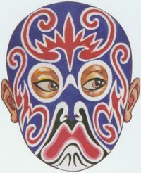 金眼僧（藍花僧臉）