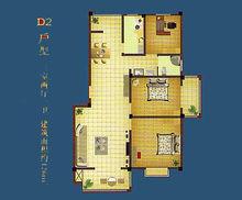 徐礦城多層D2戶型 3室2廳1衛 126㎡