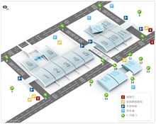 中國進出口商品交易會的展館平台圖