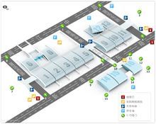 中國進出口商品交易會的展館平台圖