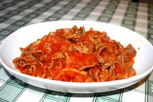 番茄醬煮牛肉 番茄醬煮牛肉