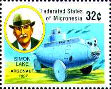 西蒙&middot;萊克紀念郵票