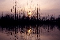 德爾湖夕陽美景