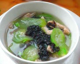 紫菜絲瓜湯 紫菜絲瓜湯