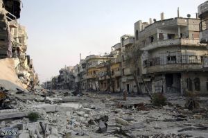 敘利亞內戰多城變廢墟