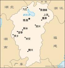 江西地圖