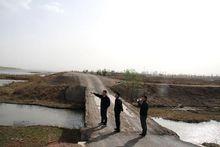 汾河與瀟河交匯處