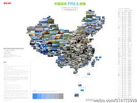 中國首張PM2.5地圖 中國首張PM2.5地圖