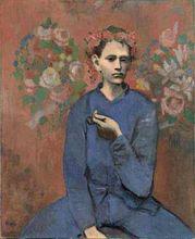 《拿菸斗的男孩》