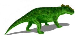 （圖）Proburnetia是種頭顱骨上有許多凸起與腫塊的巴莫鱷類