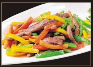 彩椒牛柳 彩椒牛柳