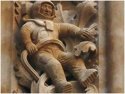 瑪雅太空人雕像