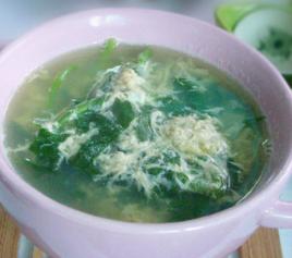 番薯葉雞蛋湯 番薯葉雞蛋湯