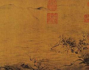 《赤壁後游圖》局部