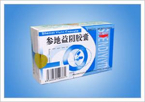 治療糖尿病的，獲國家發明專利的國藥準字號中藥產品：“參地益陰膠囊”