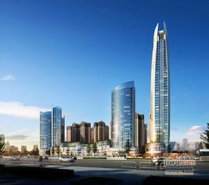 銀誠東方國際一期全景透視效果圖