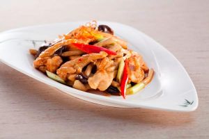 豆苗炒雞柳 豆苗炒雞柳