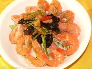 白菜炒大蝦 白菜炒大蝦