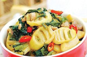 雪菜肉粒燒春筍