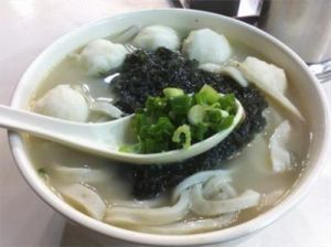 紫菜魚面 紫菜魚面