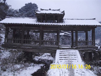 上營寨回隆橋雪景