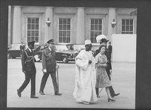 賈瓦拉總統與英女王伊莉莎白二世