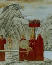 馬元〈出行〉布面油畫