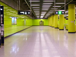（圖）由於調景嶺站的出口集中在車站東面及中央