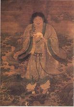 明代劉俊繪《劉海戲蟾圖》