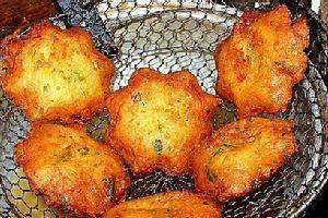 香炸南瓜餅 香炸南瓜餅