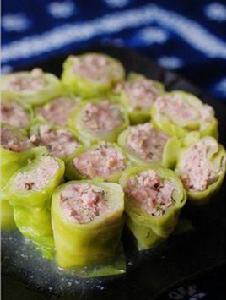 白菜肉卷 白菜肉卷