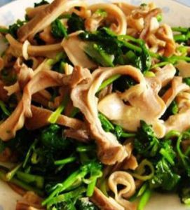 香菜爆肚絲 香菜爆肚絲