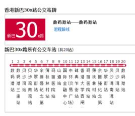 香港公交新巴30x路 香港公交新巴30x路