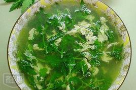 菊葉蛋湯 菊葉蛋湯
