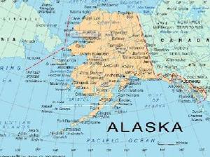 阿拉斯加州地圖