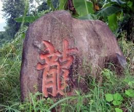 龍字石刻 龍字石刻