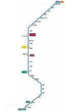 廣州捷運2號線線路圖
