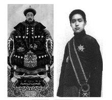 孔令貽(左)與孔德成