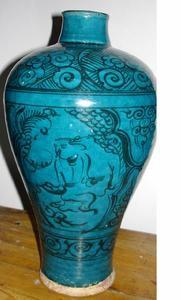 孔雀藍釉 孔雀藍釉